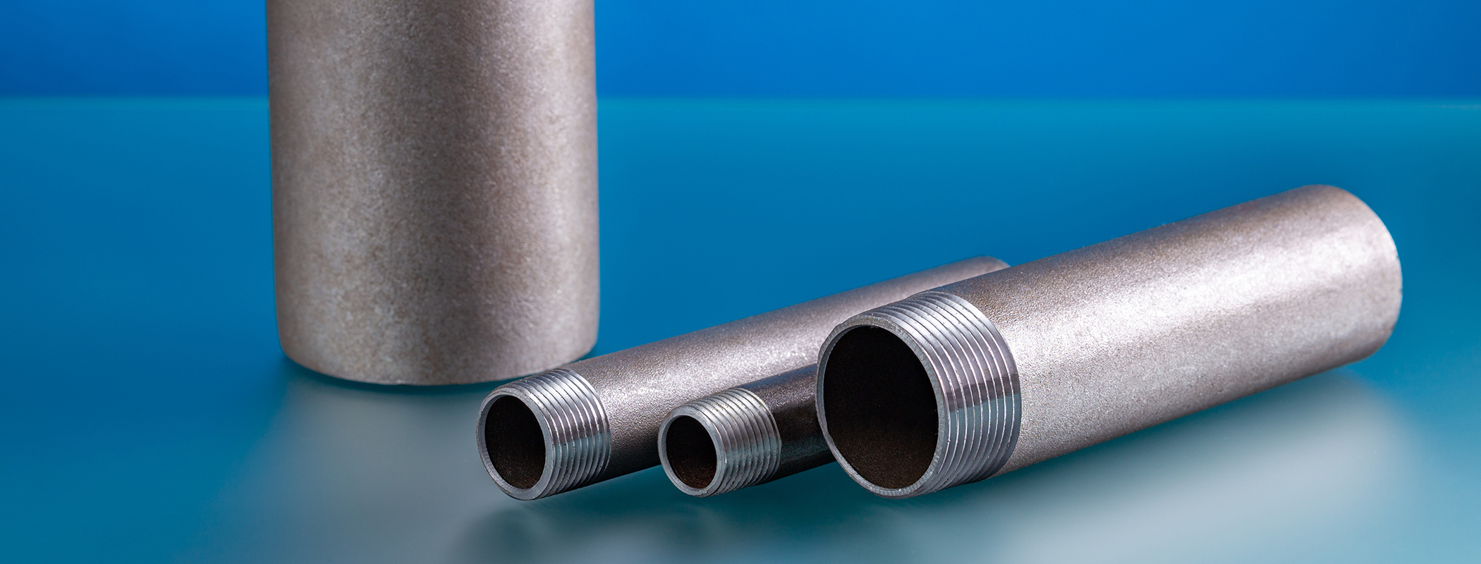 Welding half-nipples, set of steel welding fittings.